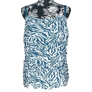 Size 2: Torrid Stretch Mesh Cropped Shirred Cami